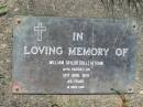 William Taylor (Bill) KITCHIN 19 Apr 1978, aged 69 Mt Cotton / Gramzow / Cornubia / Carbrook Lutheran Cemetery, Logan City  