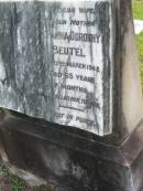 Johanna Dorothy BEUTEL 22 Mar 1942, aged 65 years 7 months Mt Cotton / Gramzow / Cornubia / Carbrook Lutheran Cemetery, Logan City  