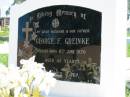 George F GREINKE 6 Jun 1970, aged 45 Mount Beppo Apostolic Church Cemetery 