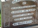 Louisa M HAHN d: 23 Apr 1959, aged 64 Mount Beppo Apostolic Church Cemetery 