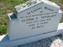 
Gloria P TETZLAFF
27 Jun 1930, aged 4
Mount Beppo Apostolic Church Cemetery

