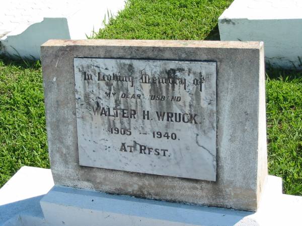 Walter H WRUCK  | 1905 - 1940  | Mount Beppo Apostolic Church Cemetery  | 