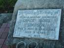 
Grace Isobel SIMPSON, died 16 March 1987 aged 71 years, wife mother;
Mt Mee Cemetery, Caboolture Shire
