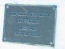 
Anne Elizabeth Smart STEWART; died 1906; aged 20
Mt Mee Cemetery, Caboolture Shire
