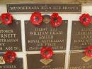 
William Braid SMITH, 15-10-2000, aged 91
War Memorial, Elsie Laver Park, Mudgeeraba
