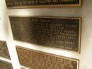 
The Rudd family
William and Jane Rudd settled Woodlands in 1892
Original school board member 1892
Son W.G.(Geoff) was chairman Nerang Shire Council divisional board 1928 to 1948. His wife was Ada Browne
Son of W.G. William married Clorine Lawton (early railway station mistress 1927) This William served extensively on hall, sport abd show committees
Next generation William, Beverly and Jack
Pioneers Memorial, Elsie Laver Park, Mudgeeraba
