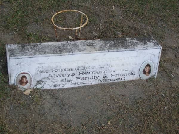 Yvonne BARLOW,  | remembered by Craig;  | Mudgeeraba cemetery, City of Gold Coast  | 