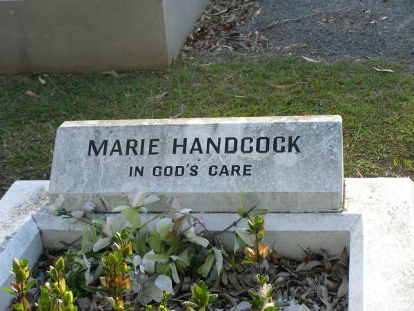 Marie HANDCOCK;  | Mudgeeraba cemetery, City of Gold Coast  | 