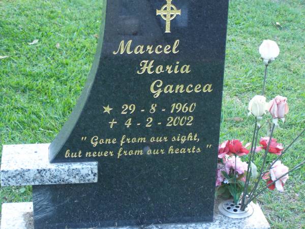 Marcel Horia GANCEA,  | 29-8-1960 - 4-2-2002;  | Mudgeeraba cemetery, City of Gold Coast  | 
