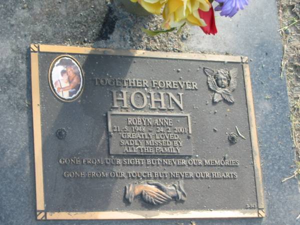 Robyn Anne HOHN,  | 21-5-1948 - 24-2-2001;  | Mudgeeraba cemetery, City of Gold Coast  | 