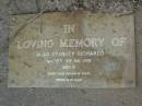 Alan Stanley RICHARDS, died 11 Aug 1988 aged 51 years, husband of Hazel; Mudgeeraba cemetery, City of Gold Coast 