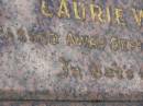 Laurie WOX, husband, died Sept 1983; Mudgeeraba cemetery, City of Gold Coast 