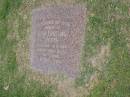 
Jean Constance POTTS,
mother, grannie,
12-7-1914 - 14-12-1984;
Mudgeeraba cemetery, City of Gold Coast
