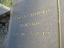 Adrian Clifford THORNTON, 1-12-1916 - 2-12-1993; Mudgeeraba cemetery, City of Gold Coast 