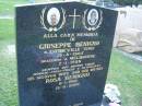 Giuseppe BENIGNO, born 15-8-1905 Enfideville Tunis, died 2-1-1986 Melbourne; Rosa BENIGNO, wife mother, 6-1-1910 - 15-9-2000; Mudgeeraba cemetery, City of Gold Coast 
