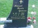 Marcel Horia GANCEA, 29-8-1960 - 4-2-2002; Mudgeeraba cemetery, City of Gold Coast 