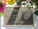 Dorothy Winifred TEAGUE, 30-4-1926 - 18-5-2005; Allan Robert TEAGUE, 25-10-1925 - 2-5-2007; Mudgeeraba cemetery, City of Gold Coast 