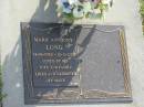 Mark Anthony LONG, 14-10-1922 - 12-3-2002, loved by wife & family; Mudgeeraba cemetery, City of Gold Coast 