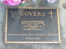 Ronald Charles GOVERS, 1913 - 2002, husband of Doreen, father of Margaret, Robert, Bryan, Maureen & Elizabth; Mudgeeraba cemetery, City of Gold Coast 