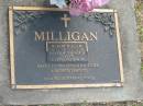 
Hubert William MILLIGAN,
16-11-14 - 17-12-96,
husband of Helen,
father of Brian, Janine, Lyndale & Andre;
Mudgeeraba cemetery, City of Gold Coast
