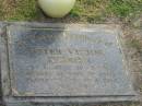 Peter Victor O'BRIEN, 2-1-47 - 30-7-96, husband of Chris, father of Anthony & David; Mudgeeraba cemetery, City of Gold Coast 