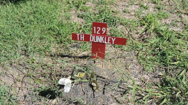 T.H. DUNKLEY  |   | Mulgildie Cemetery, North Burnett Region  |   | 