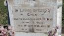 
Gwen THOMAS
b: Crynant, S Wales
d: 14 Sep 1930 aged 18
dau of J and R THOMAS

Mulgildie Cemetery, North Burnett Region

