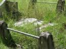 
James H. BANKS,
died 10 Oct 1904 aged 61 years;
Esther Ann, wife,
died 11 Oct 1912 aged 61 years;
Mundoolun Anglican cemetery, Beaudesert Shire
