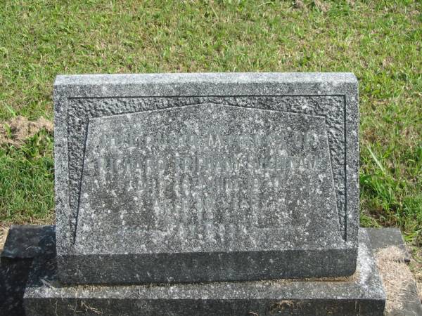 Richard Epiphany SWEETNAM,  | died 28 June 1970 aged 80 years;  | Murwillumbah Catholic Cemetery, New South Wales  | 