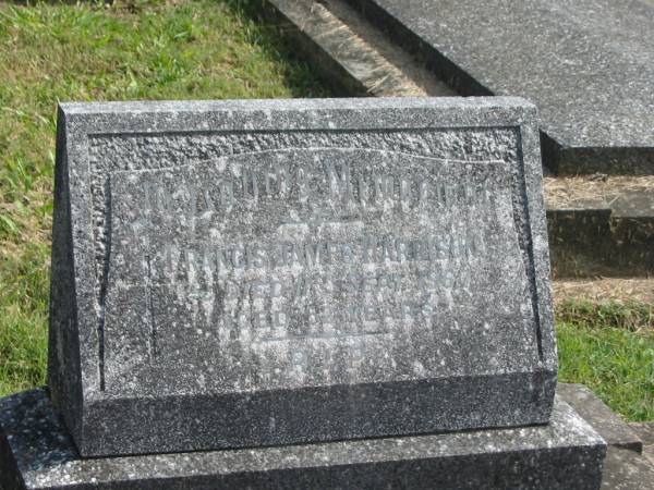 Francis James HARRISON,  | died 11 Sept 1967 aged 52 years;  | Murwillumbah Catholic Cemetery, New South Wales  | 