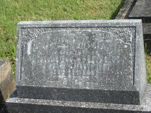 Micheal (Barney) REYNOLDS,  | brother,  | died 29 March 1967 aged 56 years;  | Murwillumbah Catholic Cemetery, New South Wales  | 