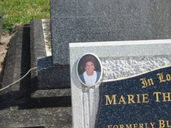 Marie Therese Elizabeth DEVITS (formerly BURNHAM nee STEPHENS),  | mum nan,  | died 12-1-1999 aged 65 years;  | Murwillumbah Catholic Cemetery, New South Wales  | 