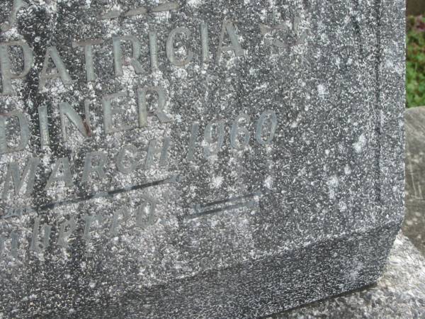 Nora Patricia GARDINER,  | died 22 March 1960;  | Murwillumbah Catholic Cemetery, New South Wales  | 