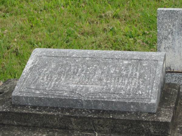 Ernest Maximillian WORTHINGTON,  | died 11 Nov 1953 aged 80 years;  | Murwillumbah Catholic Cemetery, New South Wales  | 