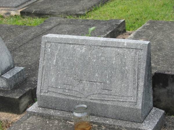 Alexander (Taff) SWEETNAM,  | husband father,  | died 24 Jan 1953 aged 53 years;  | Murwillumbah Catholic Cemetery, New South Wales  | 