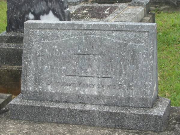 Albert John GUMBLETON,  | husband father,  | died 23 June 1954;  | Murwillumbah Catholic Cemetery, New South Wales  | 