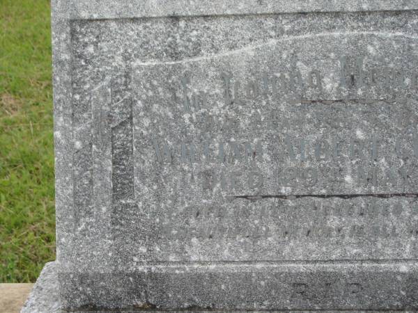 William Albert GUMBLETON,  | son brother,  | died 29 May 1952;  | Murwillumbah Catholic Cemetery, New South Wales  | 