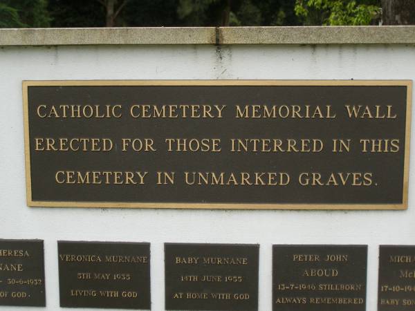 Murwillumbah Catholic Cemetery, New South Wales  | 