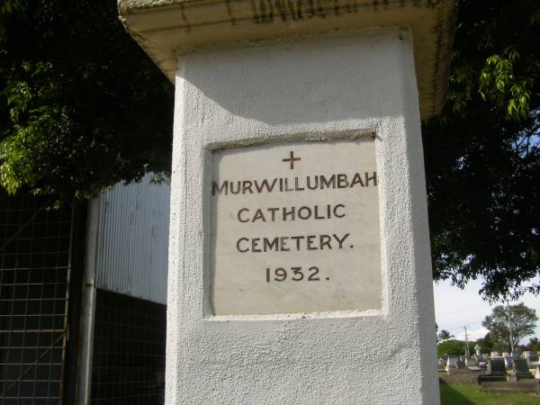 Murwillumbah Catholic Cemetery, New South Wales  | 