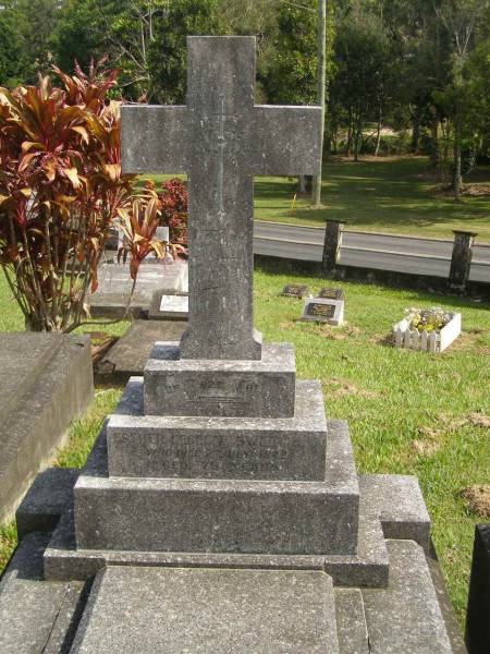 Esther Cecelia SWEETNAM,  | mother,  | died 2 July 1943 aged 76 years;  | Murwillumbah Catholic Cemetery, New South Wales  | 