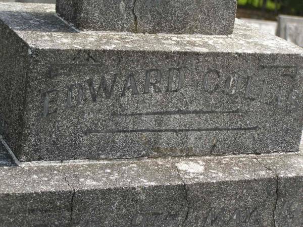 Edward COLLIS,  | died 9 May 1941 aged 69 years;  | Murwillumbah Catholic Cemetery, New South Wales  | 