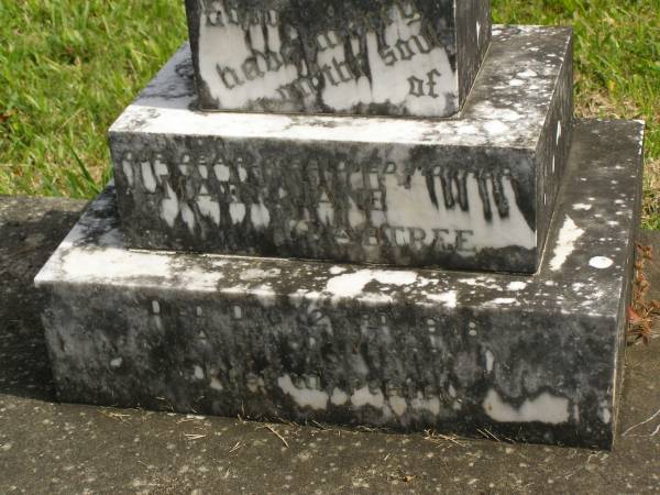 Mary Jane CRABTREE,  | mother,  | died 23 Dec 1938 aged 60 years;  | Murwillumbah Catholic Cemetery, New South Wales  | 