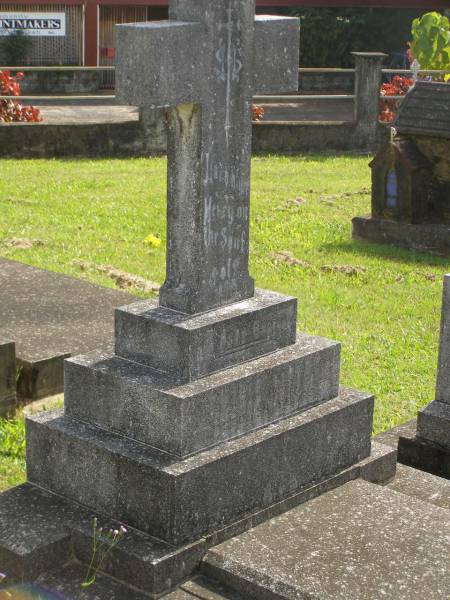 Philip MOORE,  | father,  | died 10 Oct 1946 aged 58 years;  | Murwillumbah Catholic Cemetery, New South Wales  | 