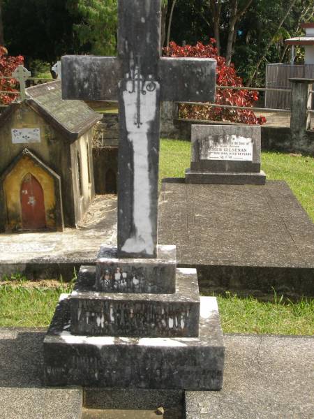 Margaret NOLAN  | born Co Cork Ireland 1855,  | died 9 Dec 1938;  | Thomas Joseph NOLAN,  | born 2 Jan 1886,  | died 1 March 1938;  | Murwillumbah Catholic Cemetery, New South Wales  | 