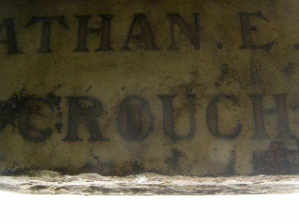 Nathan E.W. CROUCH,  | died 15 Aug 1935 aged 51 years;  | Alice Maud CROUCH,  | died 3 Jan 1977 aged 56 years;  | Murwillumbah Catholic Cemetery, New South Wales  | 