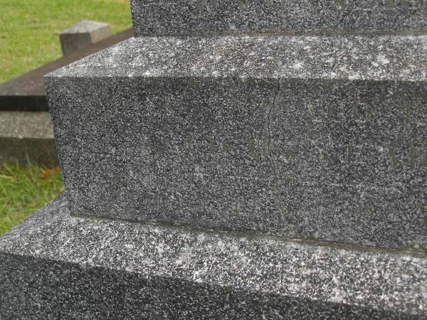 Patrick? Henry? O'CONNOR;  | Murwillumbah Catholic Cemetery, New South Wales  | 