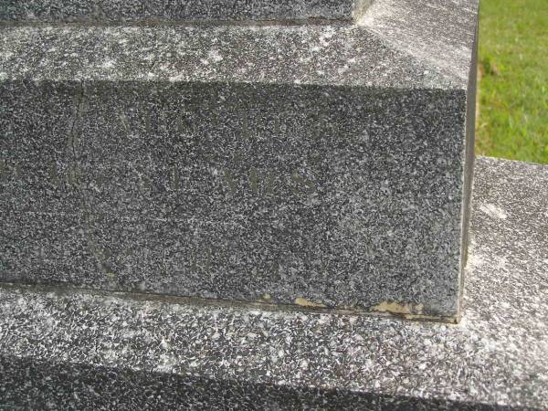 Patrick? Henry? O'CONNOR;  | Murwillumbah Catholic Cemetery, New South Wales  | 