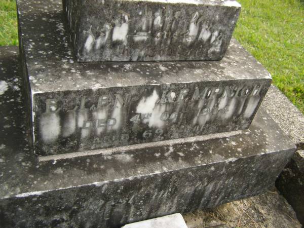 Ellen KEMPNICH,  | died 4 Oct 1934 aged 69 years;  | Murwillumbah Catholic Cemetery, New South Wales  | 