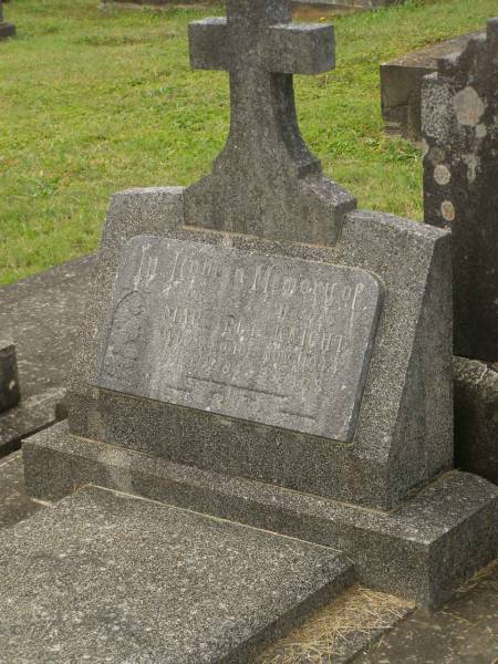Margaret KNIGHT,  | mother,  | died 10 Nov 1944 aged 84 years;  | Murwillumbah Catholic Cemetery, New South Wales  | 