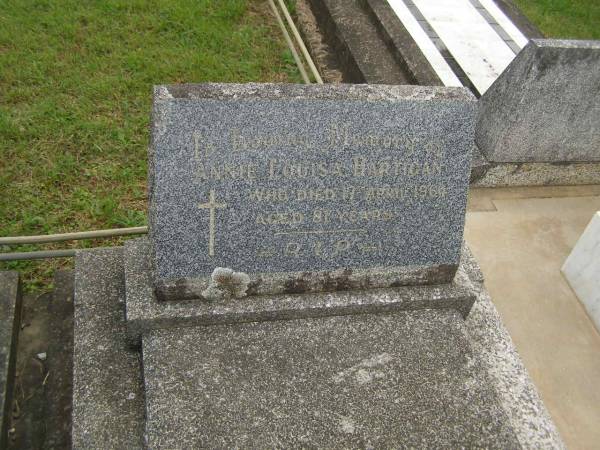 Annie Louisa HARTIGAN,  | died 17 April 1964 aged 81 years;  | Murwillumbah Catholic Cemetery, New South Wales  | 